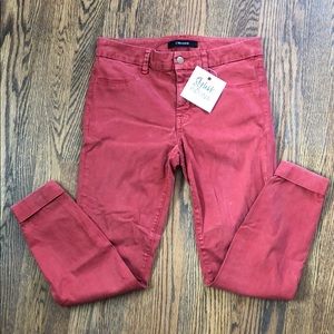 J brand burnt orange pants size 28
